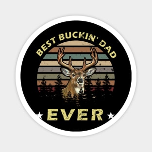 Best Buckin' Dad Ever Vintage Magnet